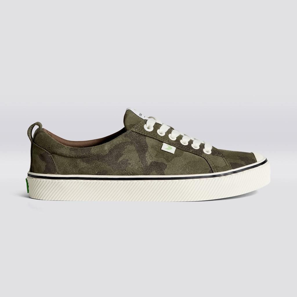 OCA LOW Cariuma Low Top Daim Camouflage Homme | QBP-3062296